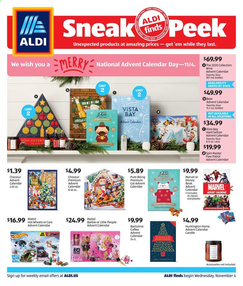 ALDI (AR, IA, IL, KS, MO, NE, OK) Weekly Ad Flyer November 4 to November 10