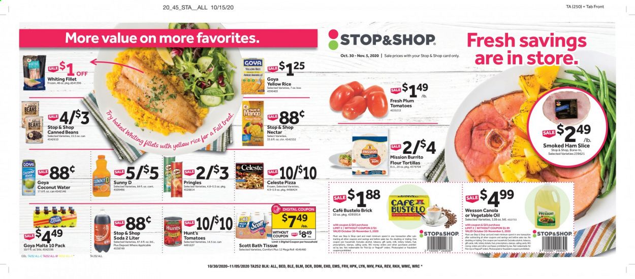 Stop & Shop (RI) Weekly Ad Flyer October 30 to November 5