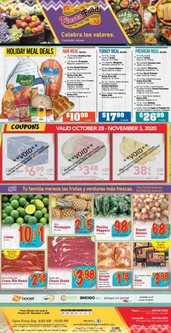 Fiesta Foods SuperMarkets Weekly Ad Flyer October 28 to November 3