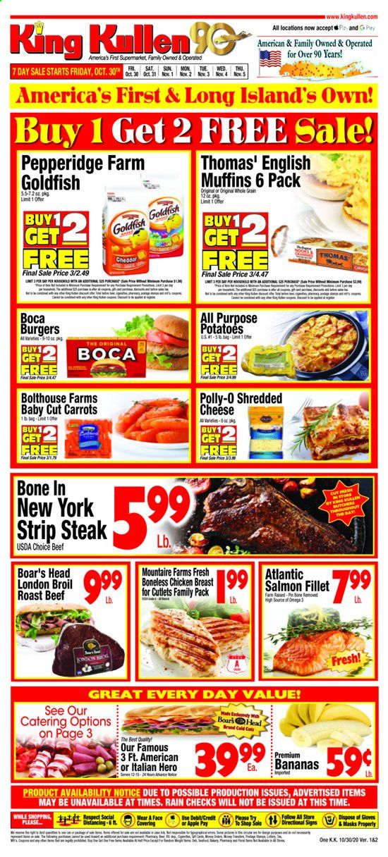 King Kullen Weekly Ad Flyer October 30 to November 5