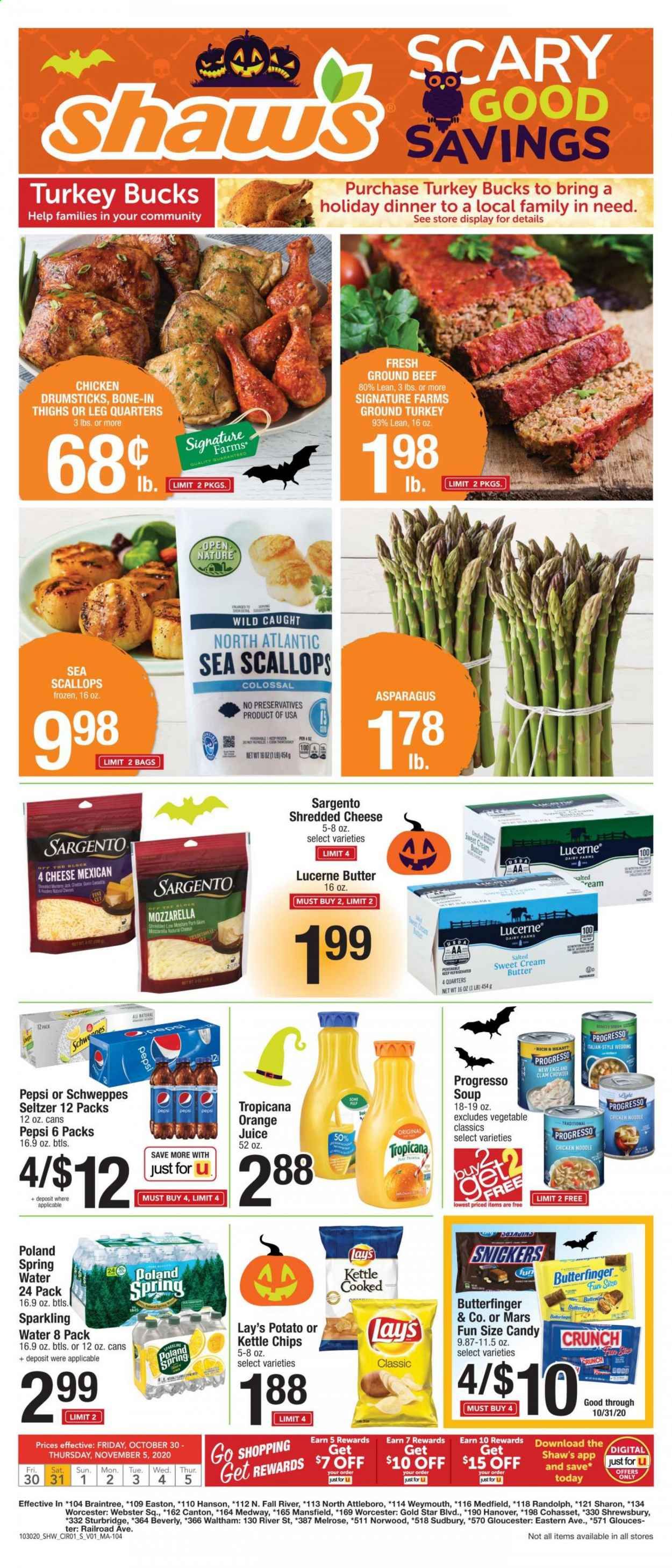 Shaw’s (MA, ME, NH, RI, VT) Weekly Ad Flyer October 30 to November 5