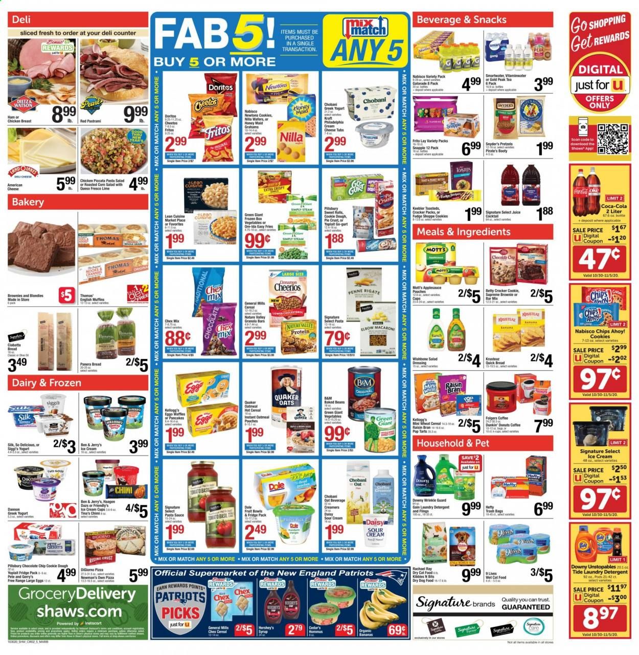 Shaw’s (MA, ME, NH, RI, VT) Weekly Ad Flyer October 30 to November 5
