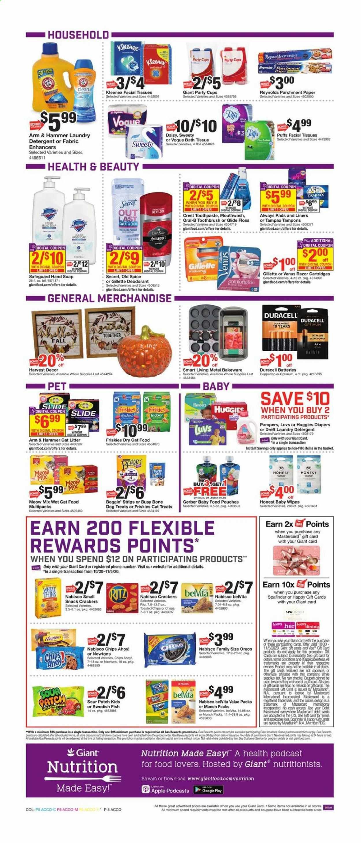 Giant Food Weekly Ad Flyer October 30 to November 5
