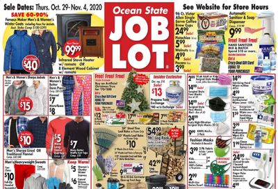 Ocean State Job Lot Weekly Ad Flyer October 29 to November 4