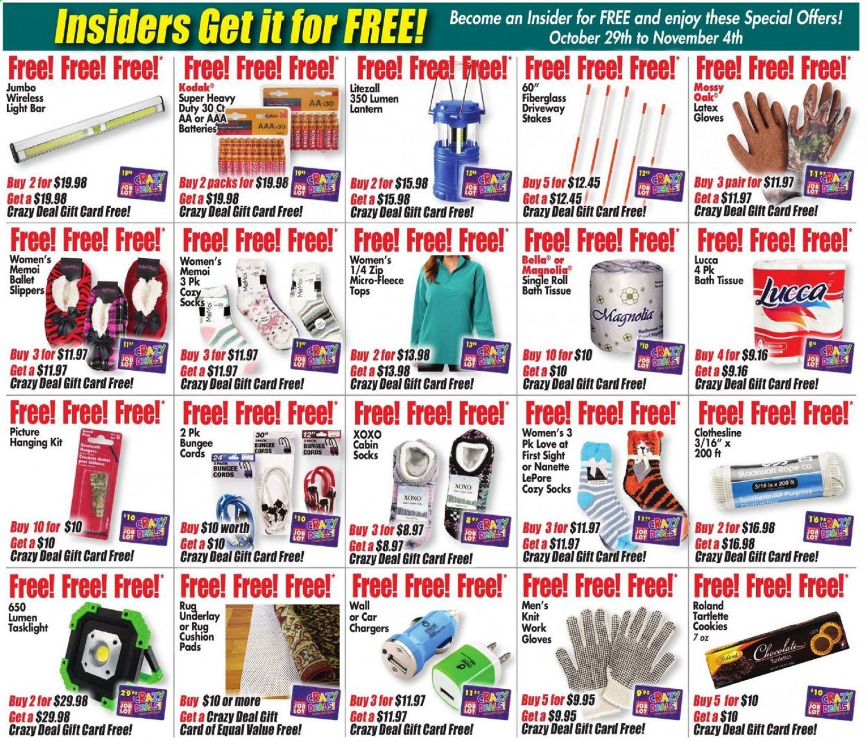 Ocean State Job Lot Weekly Ad Flyer October 29 to November 4