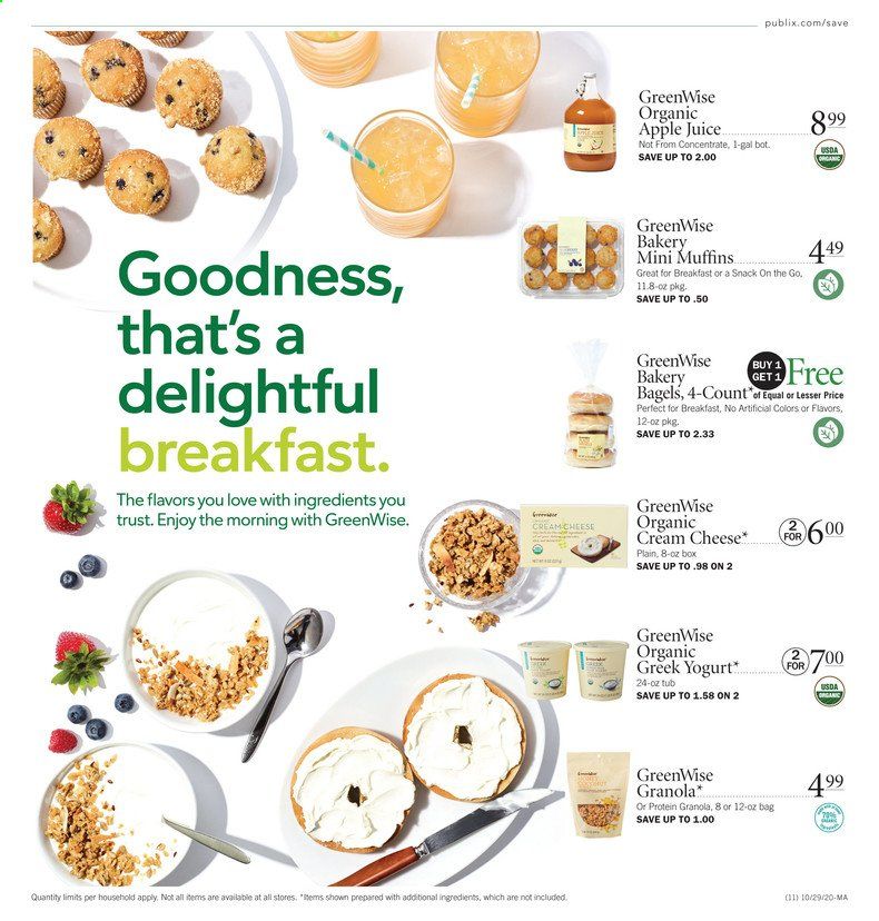 Publix (AL, FL, GA, NC, SC, TN) Weekly Ad Flyer October 29 to November 4