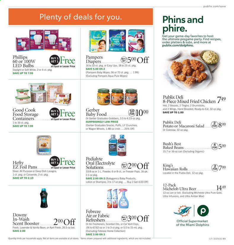 Publix (AL, FL, GA, NC, SC, TN) Weekly Ad Flyer October 29 to November 4