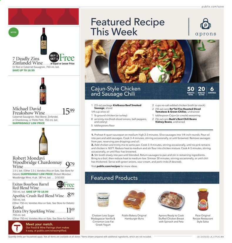 Publix (AL, FL, GA, NC, SC, TN) Weekly Ad Flyer October 29 to November 4