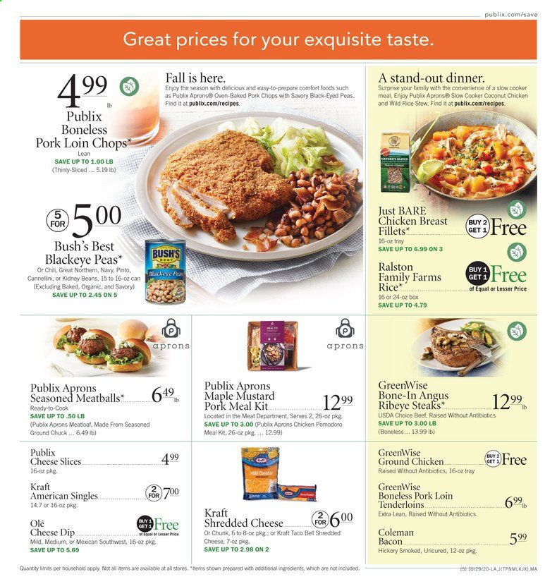 Publix (AL, FL, GA, NC, SC, TN) Weekly Ad Flyer October 29 to November 4