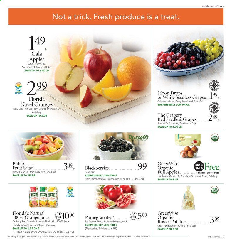 Publix (AL, FL, GA, NC, SC, TN) Weekly Ad Flyer October 29 to November 4