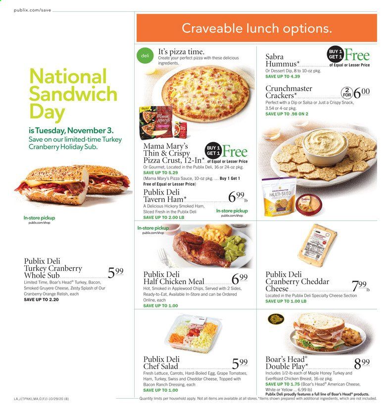 Publix (AL, FL, GA, NC, SC, TN) Weekly Ad Flyer October 29 to November 4