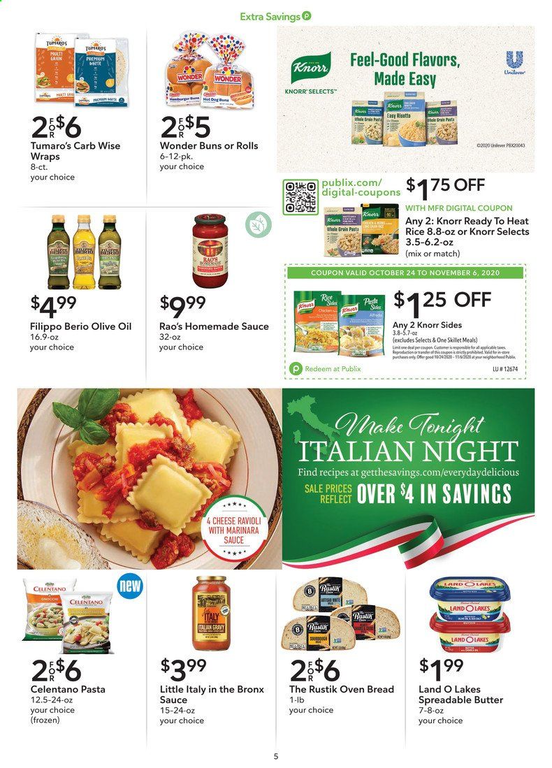 Publix (AL, FL, GA, NC, SC, TN, VA) Weekly Ad Flyer October 24 to November 6