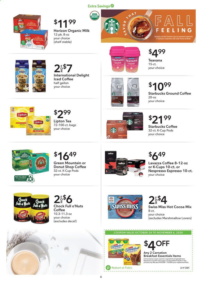 Publix (AL, FL, GA, NC, SC, TN, VA) Weekly Ad Flyer October 24 to November 6