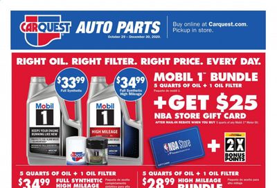 Advance Auto Parts Weekly Ad Flyer October 29 to December 30