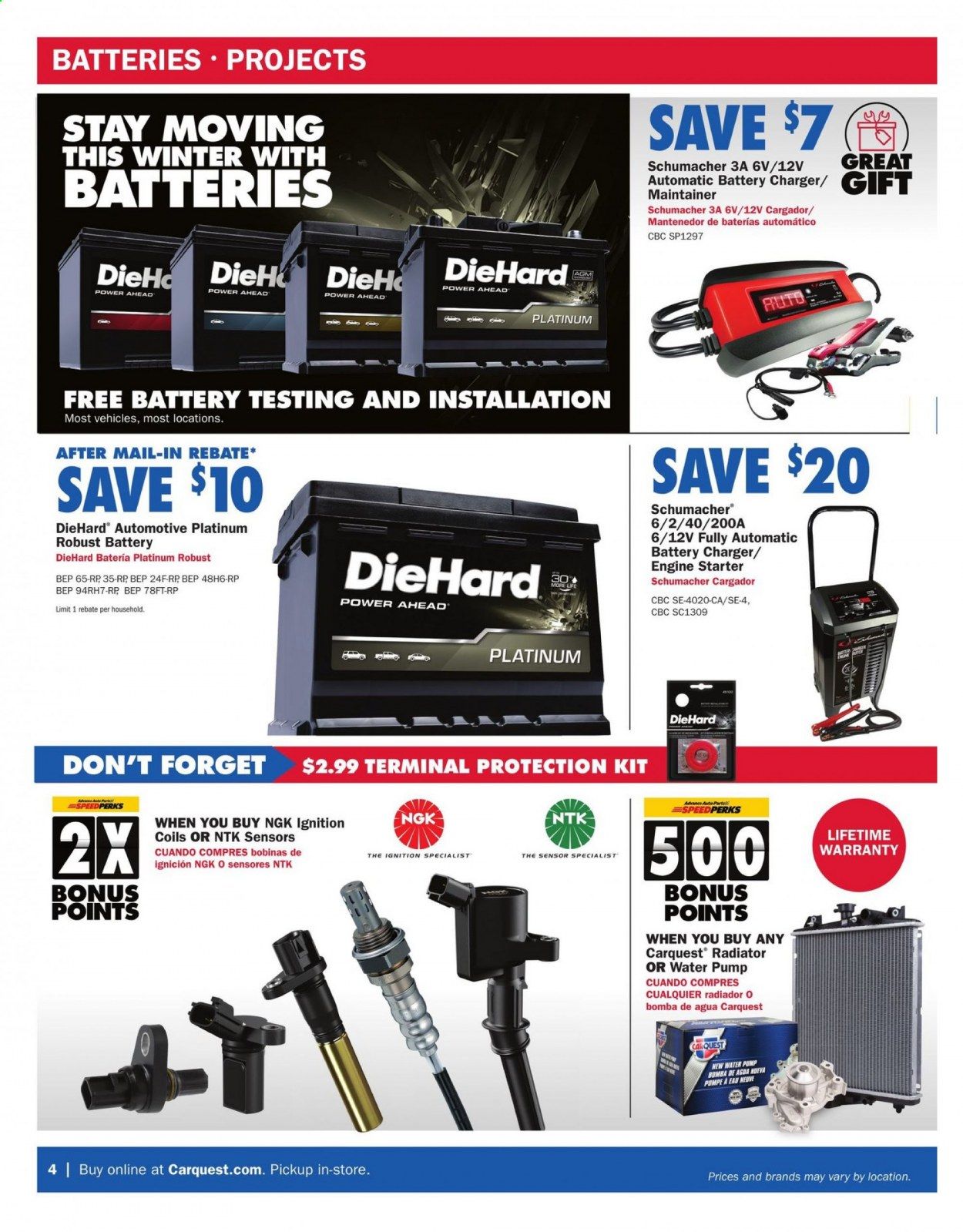 Carquest Weekly Ad Flyer October 29 to December 30