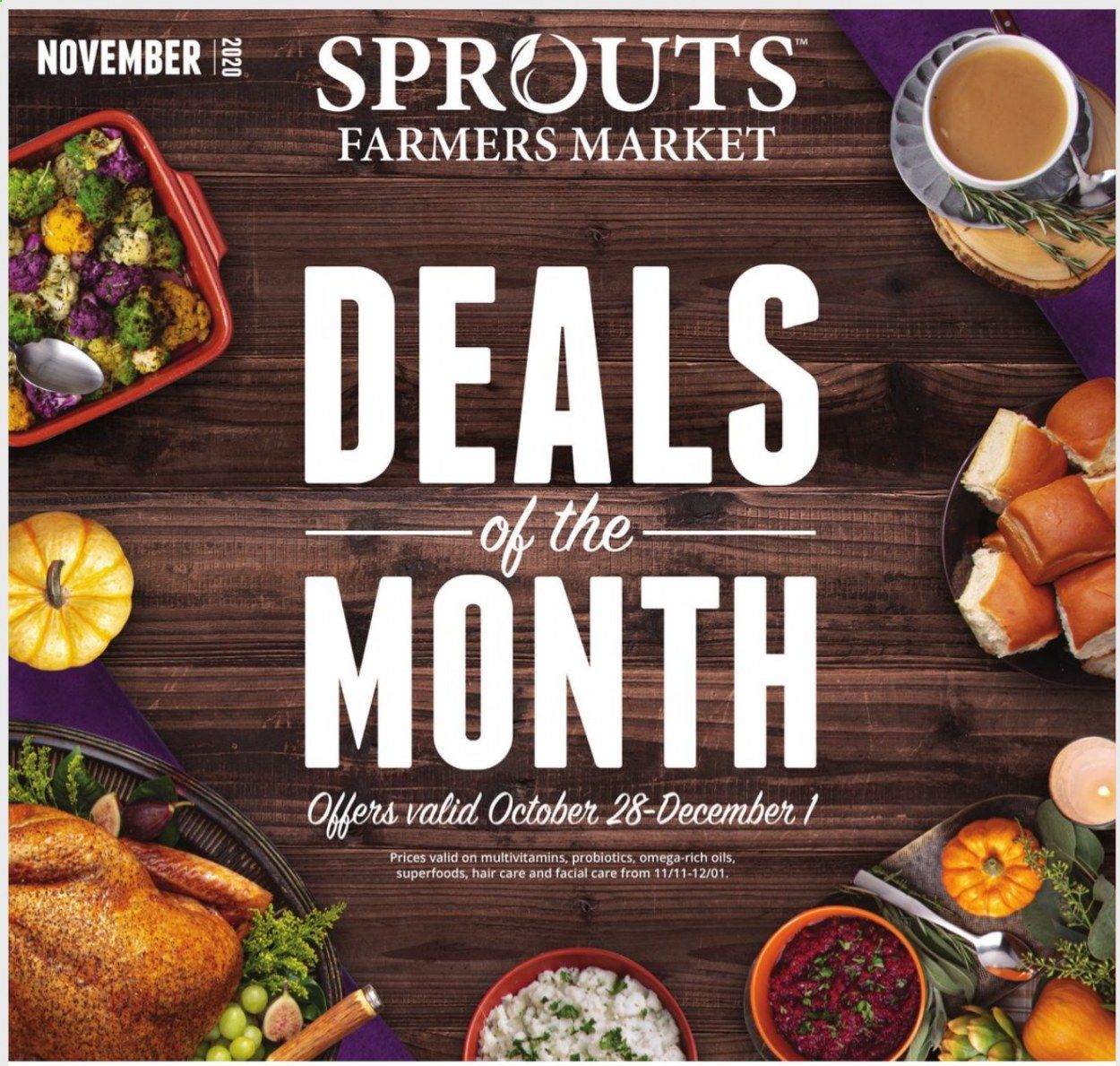 Sprouts Weekly Ad Flyer October 28 to December 2