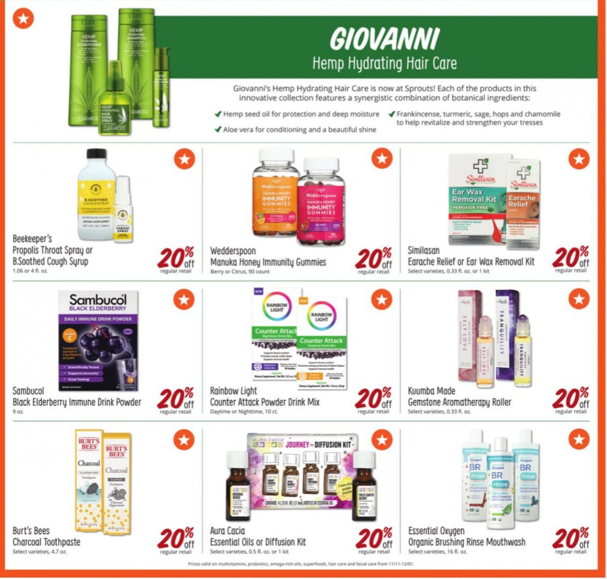 Sprouts Weekly Ad Flyer October 28 to December 2