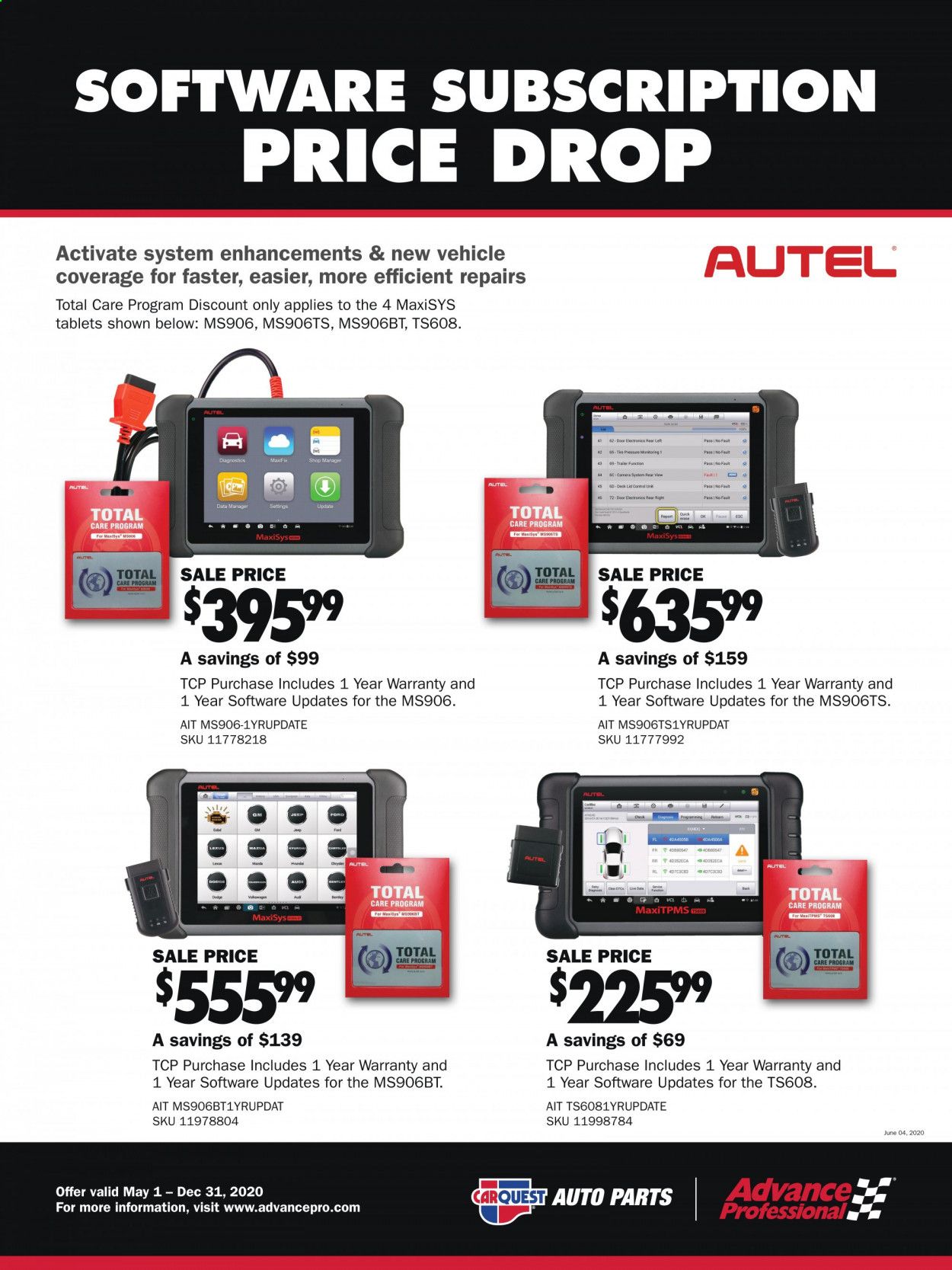 Carquest Weekly Ad Flyer May 10 to December 27