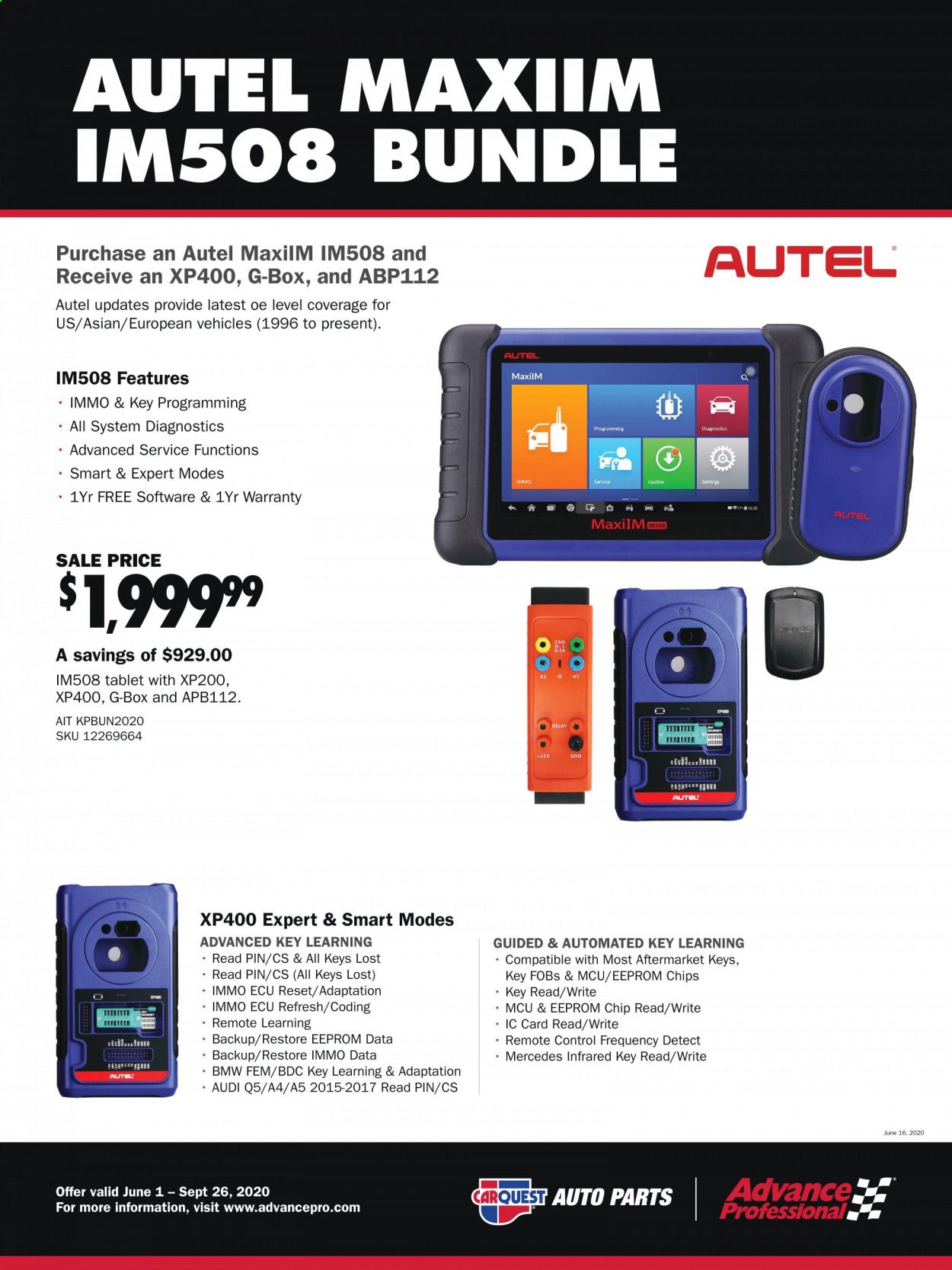 Carquest Weekly Ad Flyer May 10 to December 27