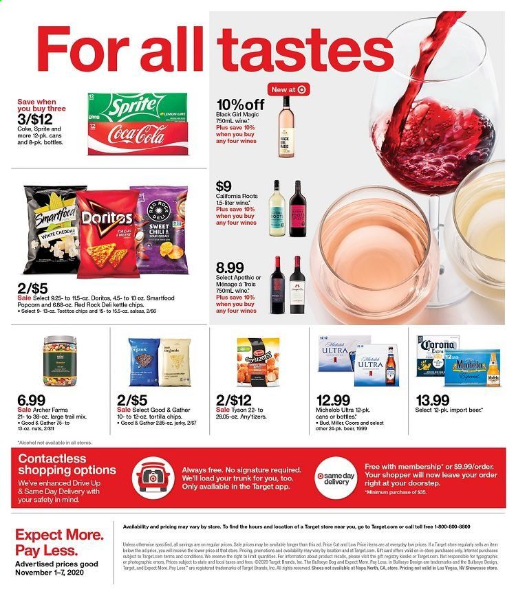 Target Weekly Ad Flyer November 1 to November 7