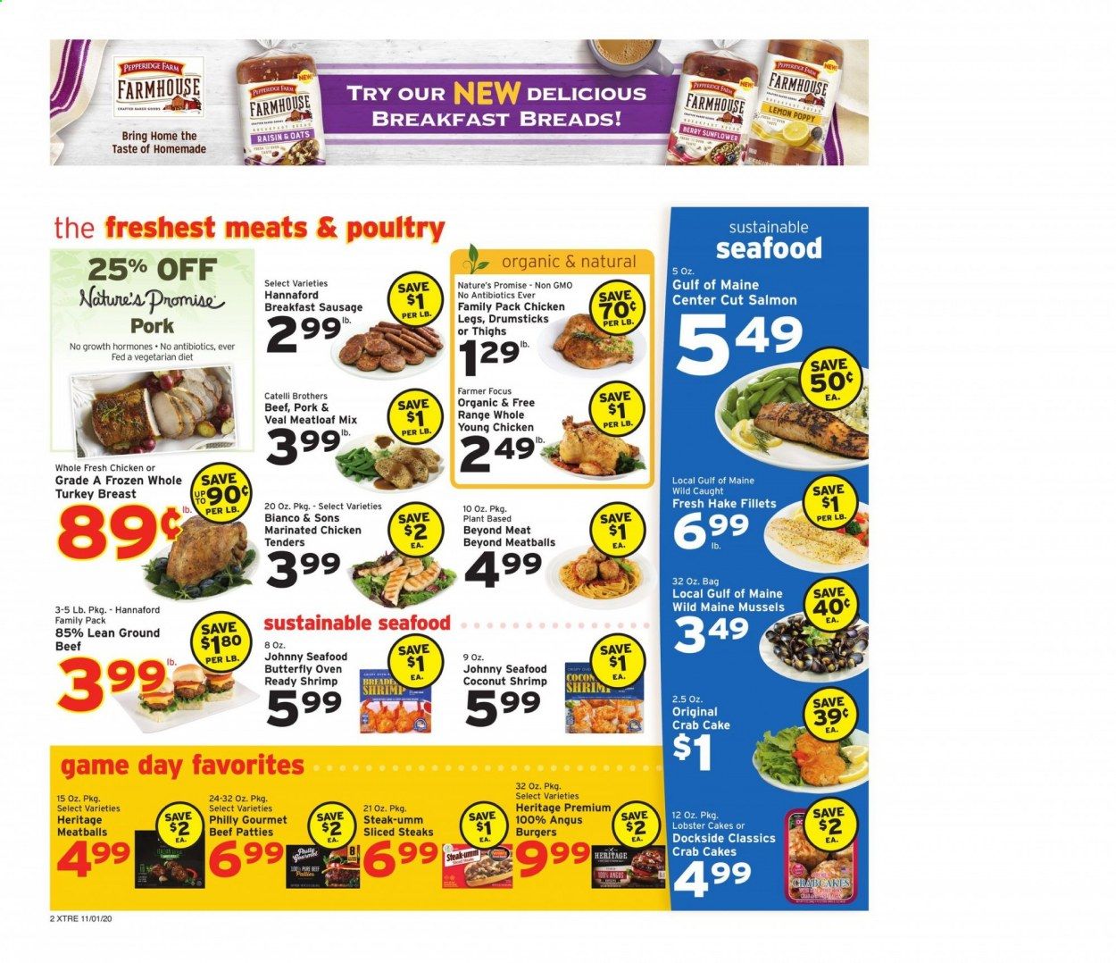 Hannaford (VT) Weekly Ad Flyer November 1 to November 7