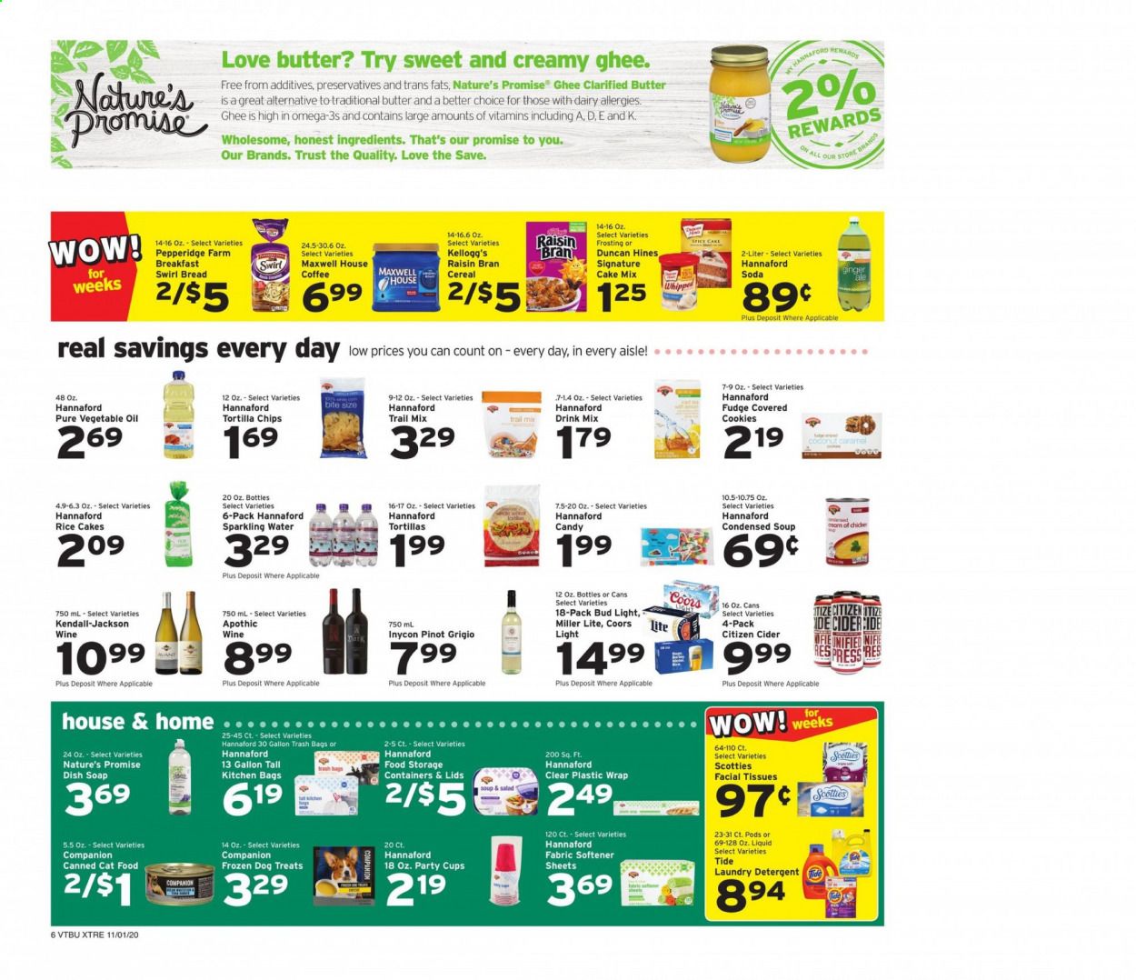 Hannaford (VT) Weekly Ad Flyer November 1 to November 7