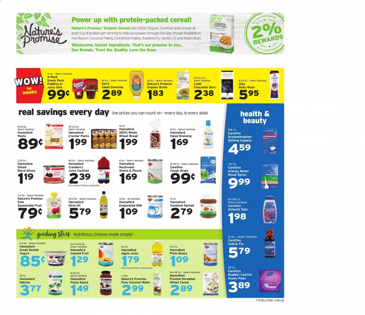 Hannaford (VT) Weekly Ad Flyer November 1 to November 7