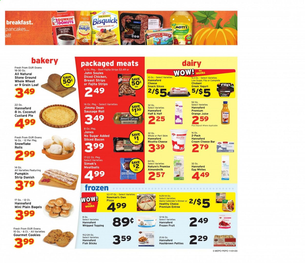Hannaford (ME) Weekly Ad Flyer November 1 to November 7