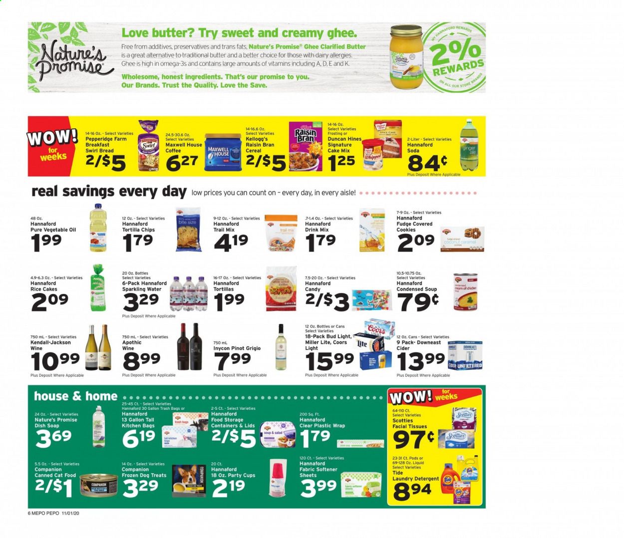 Hannaford (ME) Weekly Ad Flyer November 1 to November 7