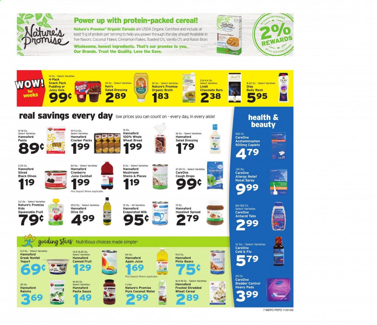 Hannaford (ME) Weekly Ad Flyer November 1 to November 7