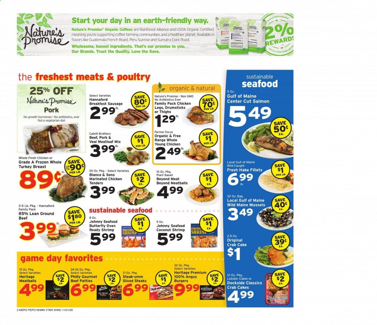 Hannaford (NH) Weekly Ad Flyer November 1 to November 7