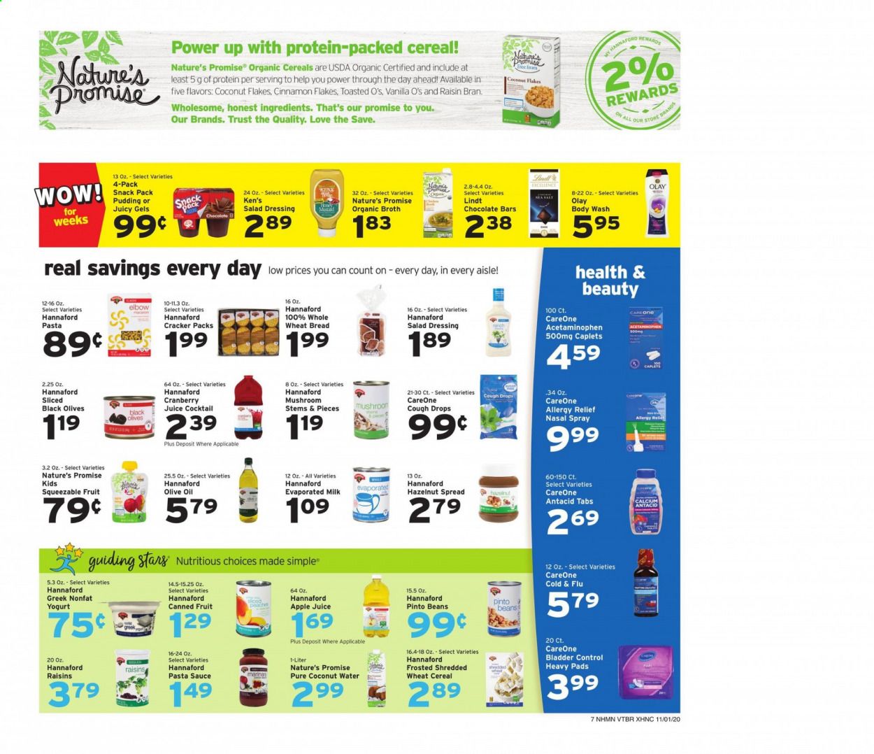 Hannaford (NH) Weekly Ad Flyer November 1 to November 7