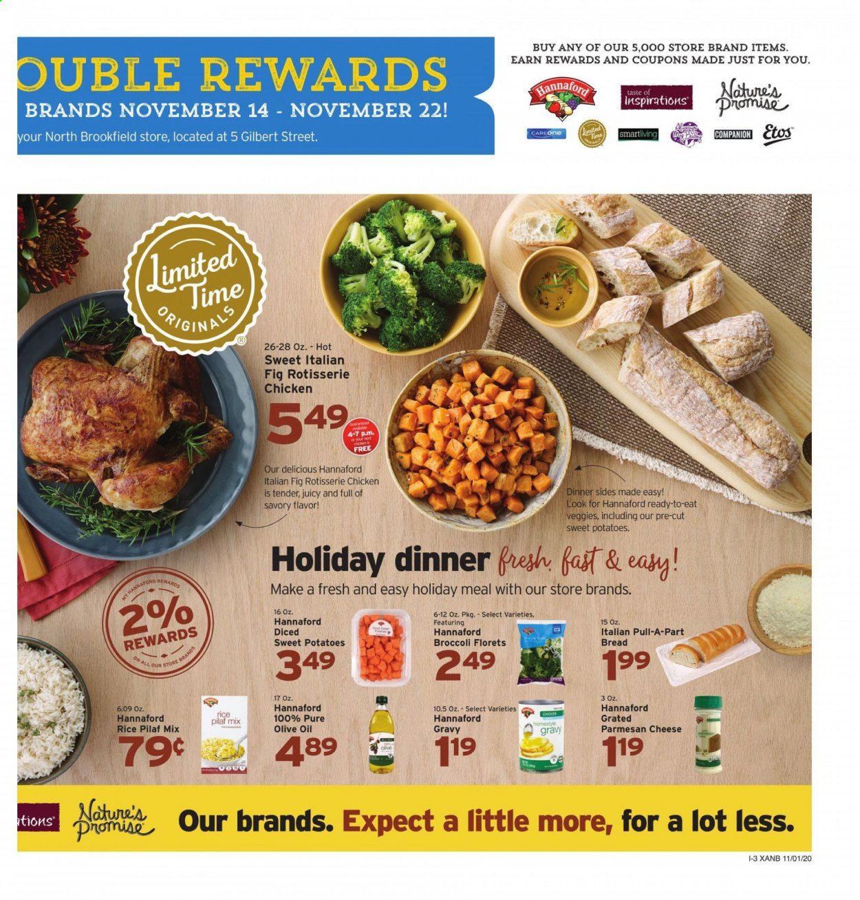 Hannaford (MA) Weekly Ad Flyer November 1 to November 7