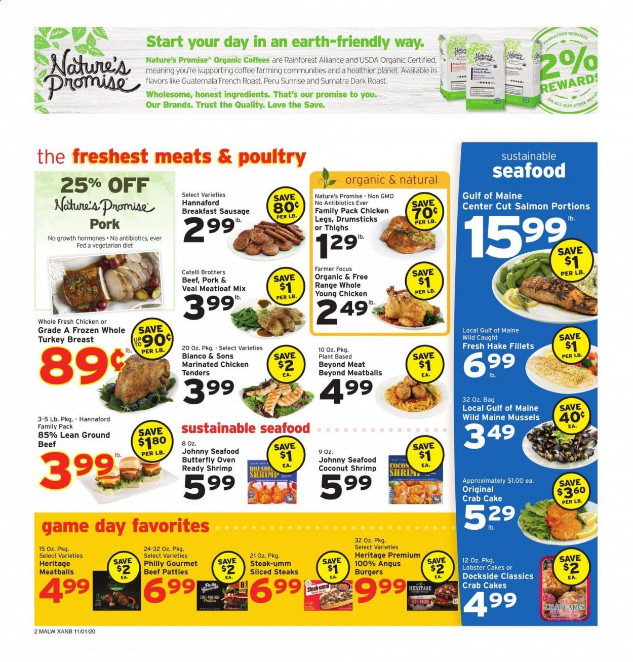 Hannaford (MA) Weekly Ad Flyer November 1 to November 7