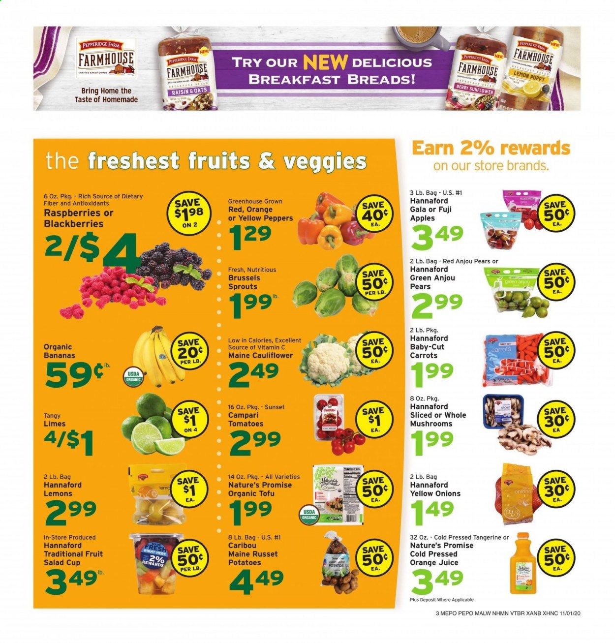 Hannaford (MA) Weekly Ad Flyer November 1 to November 7