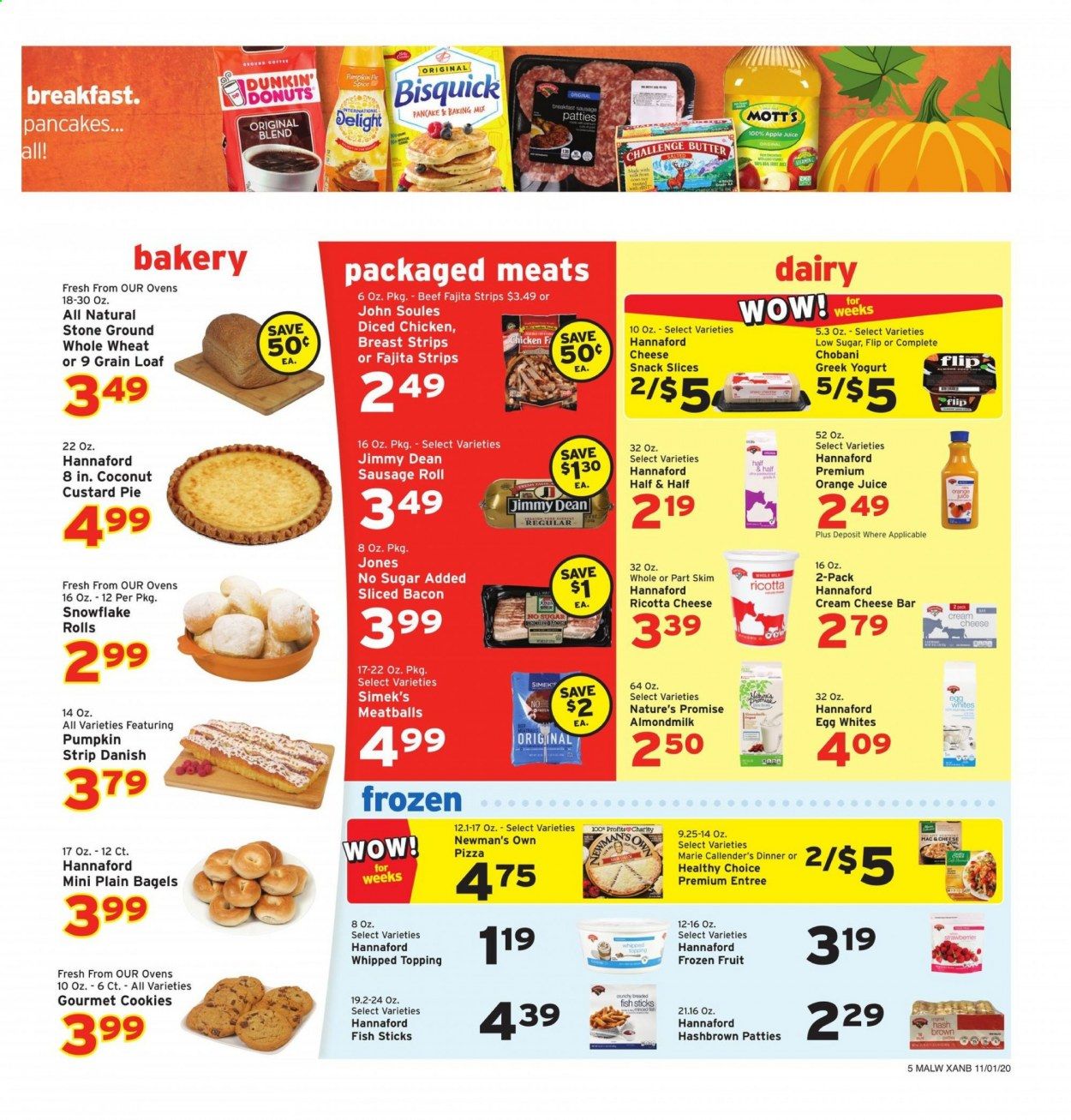 Hannaford (MA) Weekly Ad Flyer November 1 to November 7