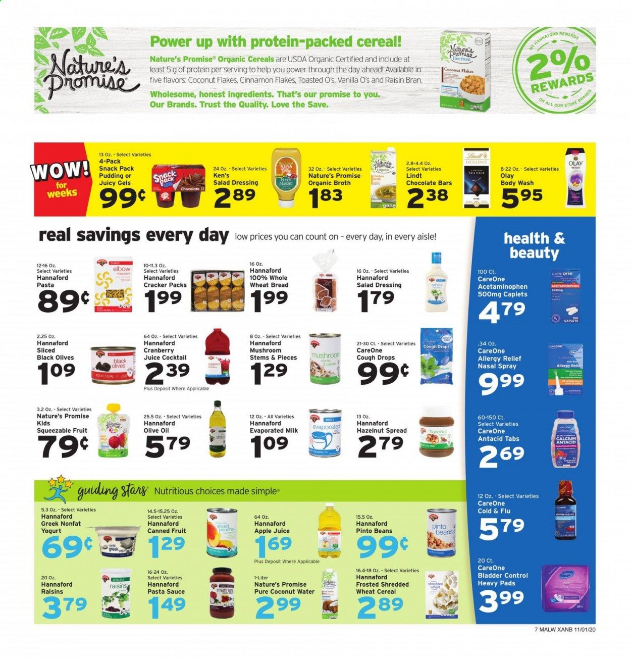 Hannaford (MA) Weekly Ad Flyer November 1 to November 7