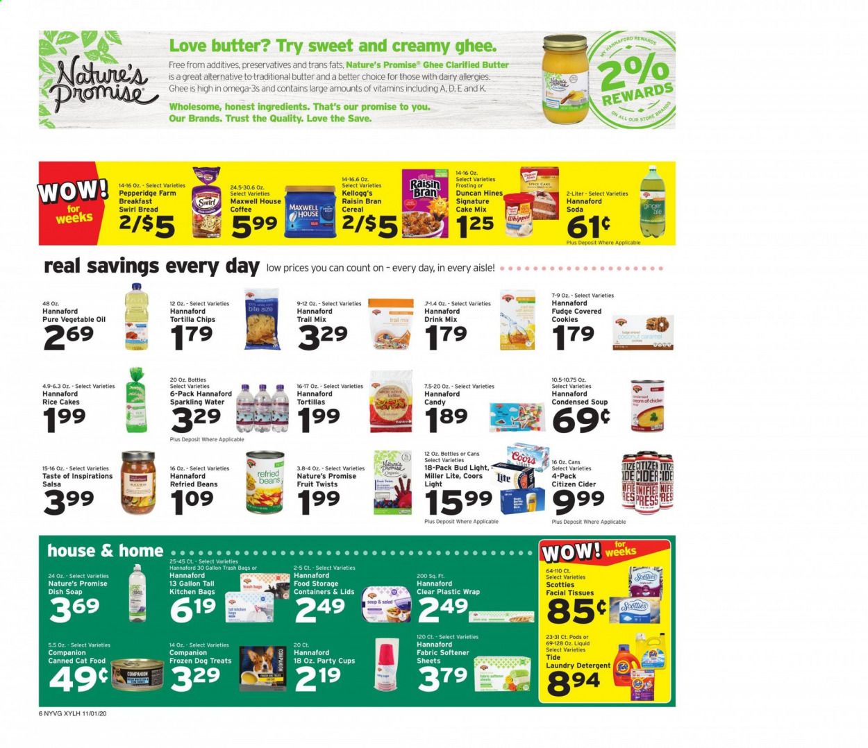 Hannaford (NY) Weekly Ad Flyer November 1 to November 7