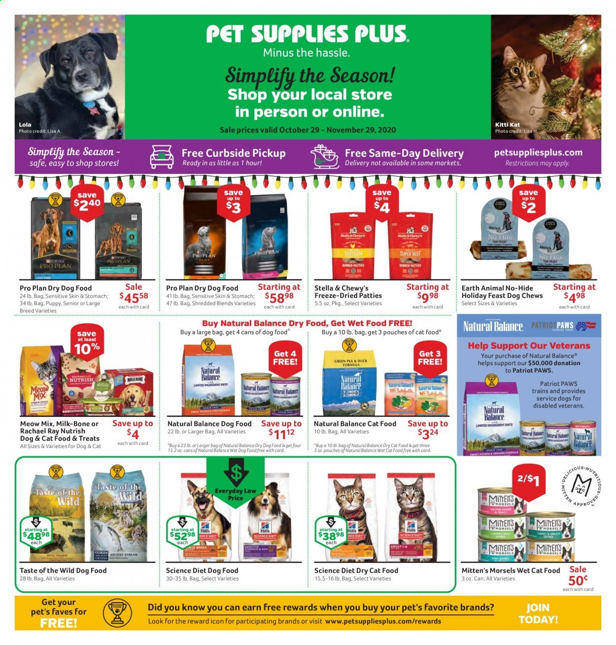 Pet Supplies Plus Weekly Ad Flyer October 29 to November 29