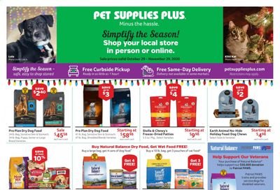 Pet Supplies Plus Weekly Ad Flyer October 29 to November 29
