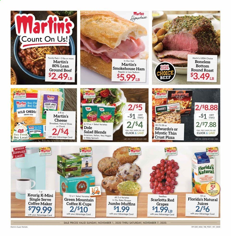 Martin’s Weekly Ad Flyer November 1 to November 7