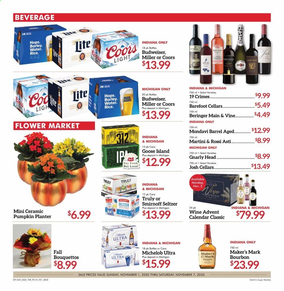 Martin’s Weekly Ad Flyer November 1 to November 7