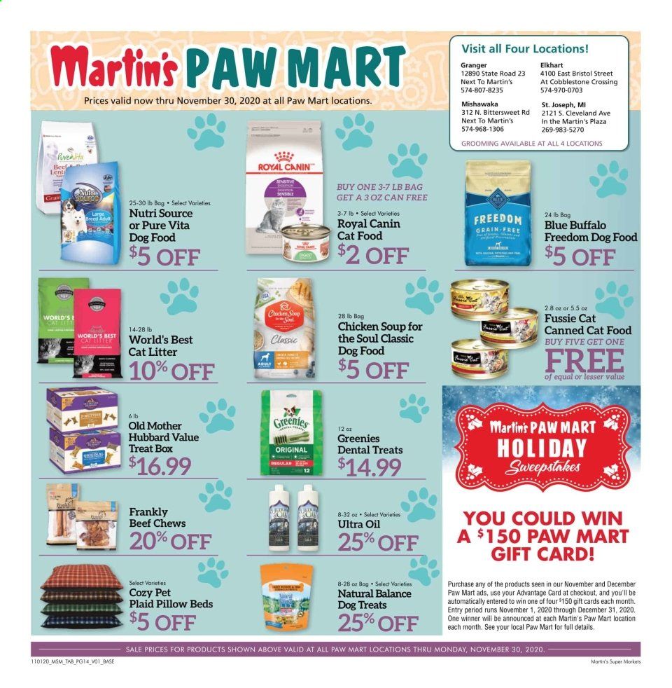 Martin’s Weekly Ad Flyer November 1 to November 7