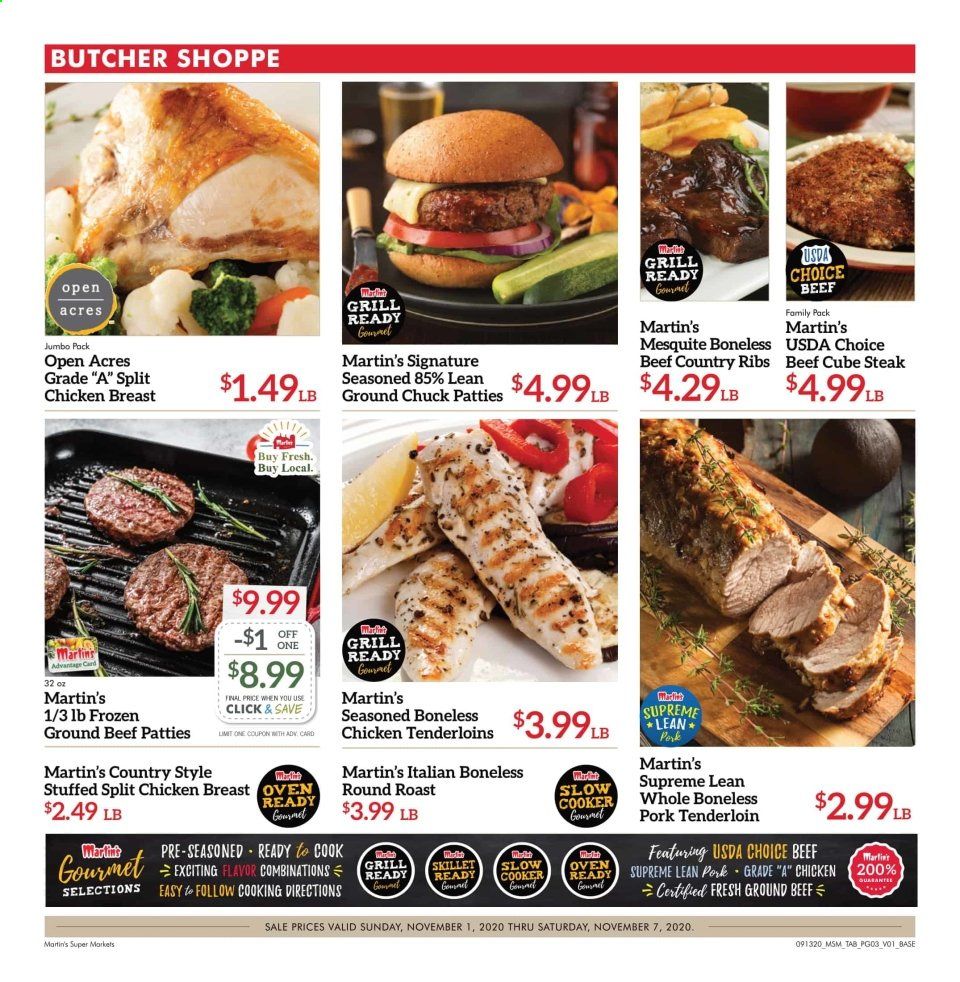 Martin’s Weekly Ad Flyer November 1 to November 7
