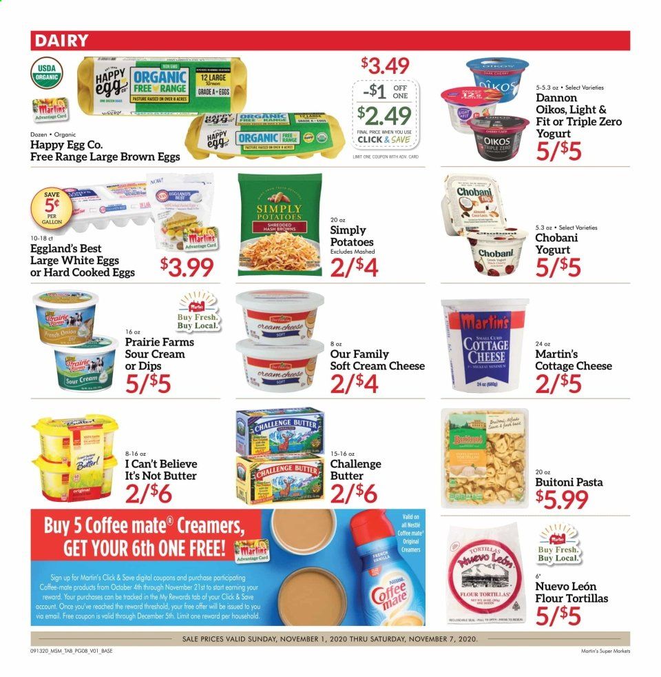 Martin’s Weekly Ad Flyer November 1 to November 7