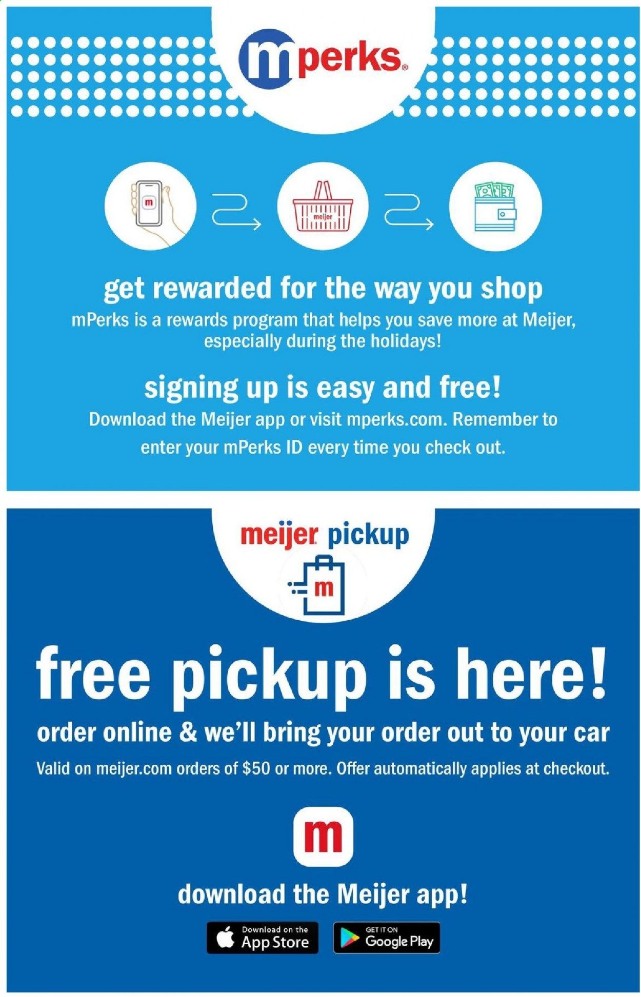 Meijer (IL, IN, KY, MI, OH, WI) Weekly Ad Flyer November 1 to January 2