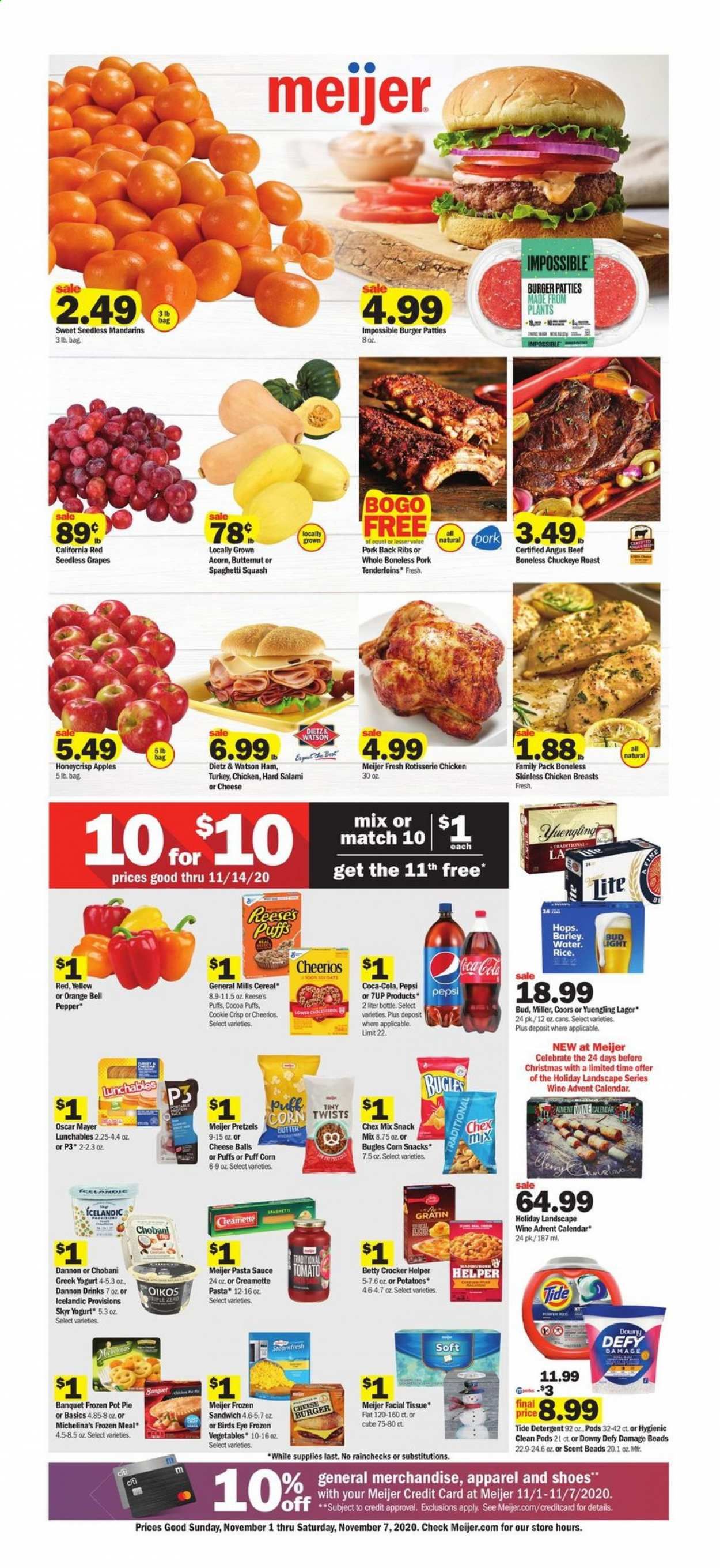 Meijer (OH) Weekly Ad Flyer November 1 to November 7