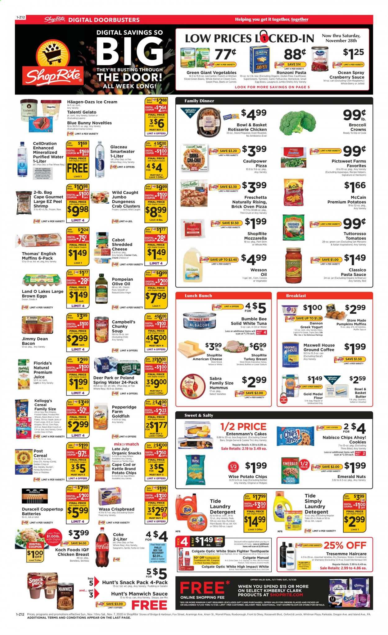 ShopRite (CT, DE, MD, NJ, NY, PA) Weekly Ad Flyer November 1 to November 7