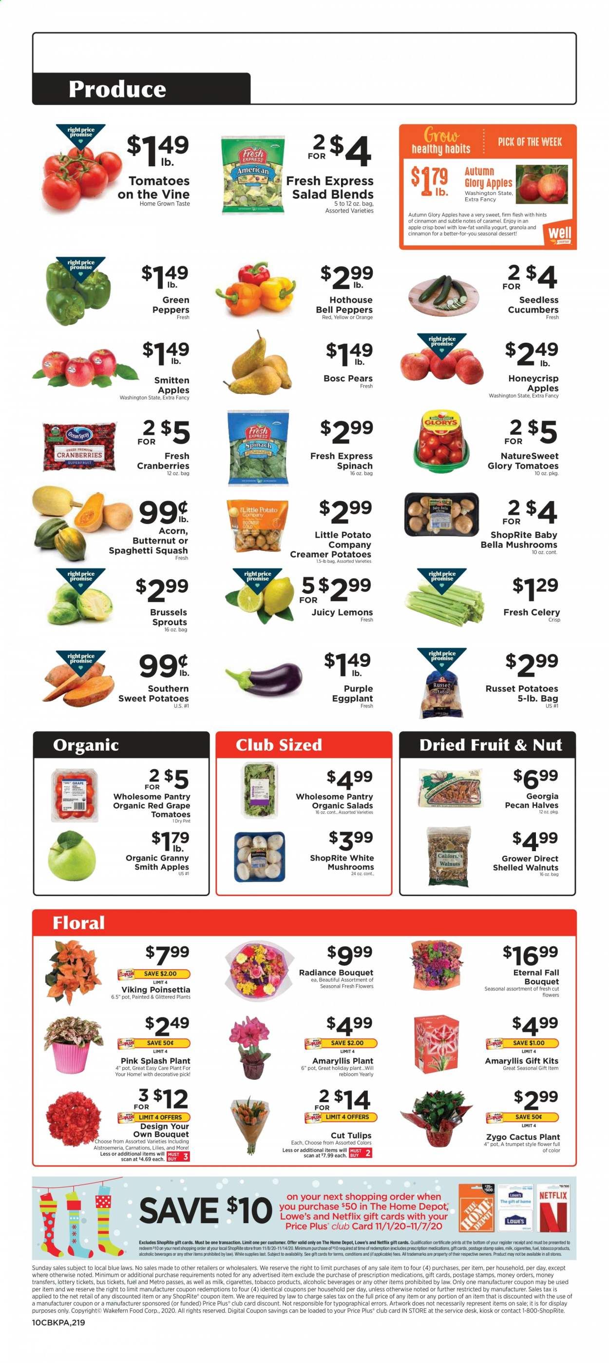 ShopRite (CT, DE, MD, NJ, NY, PA) Weekly Ad Flyer November 1 to November 7