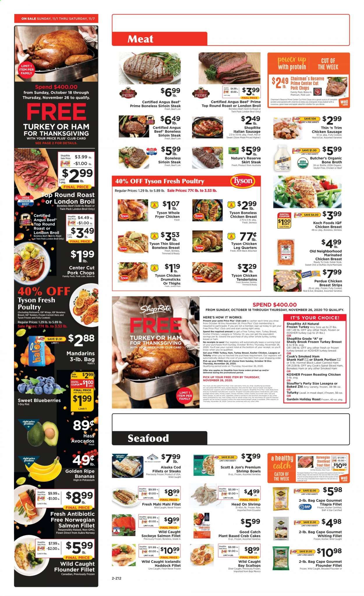 ShopRite (CT, DE, MD, NJ, NY, PA) Weekly Ad Flyer November 1 to November 7